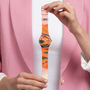 Wilhelmina Barns-Graham Orange and Red on Pink watch